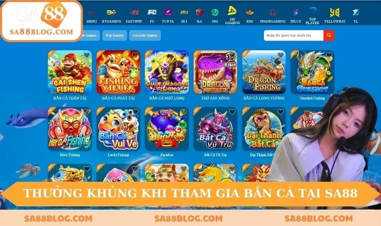 thuong khung khi tham gia ban ca tai sa88 Thưởng khủng khi tham gia bắn cá tại SA88